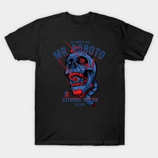 Tokebi's Mr. Roboto Cyberpunk Skull T-Shirt